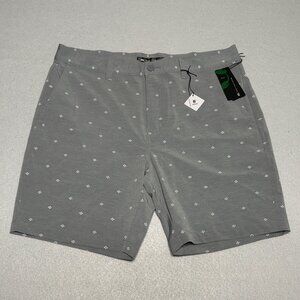 Travis Mathew Air And Space 8" Golf Shorts All Over Print Grey Sizes 36 & 38